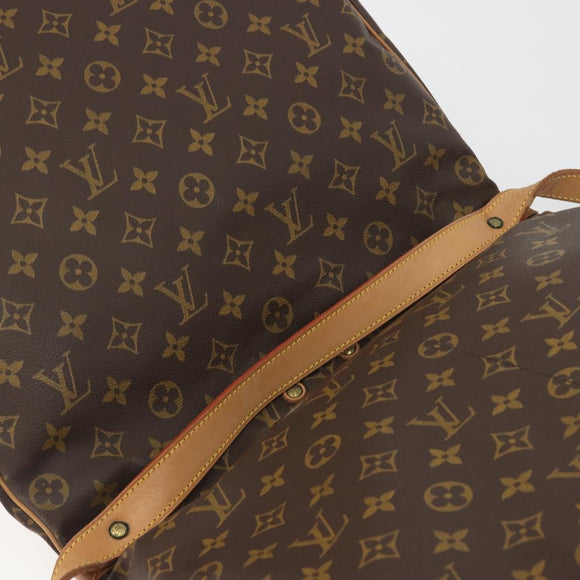 LOUIS VUITTON Monogram Saumur 35 Shoulder Bag M42254 LV Auth ka5729