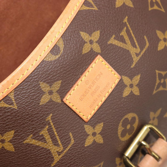 LOUIS VUITTON Monogram Saumur 35 Shoulder Bag M42254 LV Auth ka5729