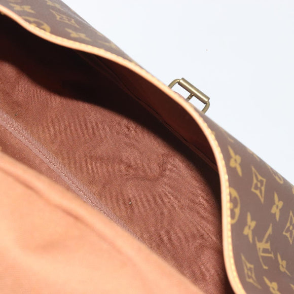 LOUIS VUITTON Monogram Saumur 35 Shoulder Bag M42254 LV Auth ka5729