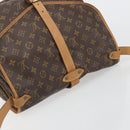 LOUIS VUITTON Monogram Saumur 35 Shoulder Bag M42254 LV Auth ka5729-6