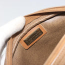 Christian Dior Shoulder Bag Leather Beige Gold Auth ka5732-17