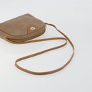 Christian Dior Shoulder Bag Leather Beige Gold Auth ka5732-7