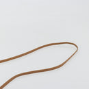 Christian Dior Shoulder Bag Leather Beige Gold Auth ka5732-8
