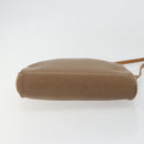 Christian Dior Shoulder Bag Leather Beige Gold Auth ka5732-9