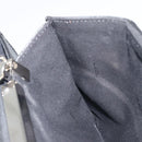 FENDI Chain Hand Bag Leather Silver Auth ka5733A-18