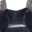 CHANEL Matelasse Chain Hand Bag Patent leather Black Gold CC Auth ka5737-18
