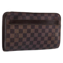 LOUIS VUITTON Damier Ebene Saint Louis Clutch Bag N51993 LV Auth ka5738-1