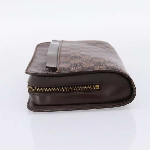 LOUIS VUITTON Damier Ebene Saint Louis Clutch Bag N51993 LV Auth ka5738