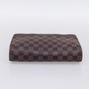 LOUIS VUITTON Damier Ebene Saint Louis Clutch Bag N51993 LV Auth ka5738-6