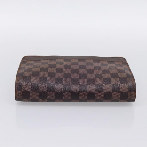 LOUIS VUITTON Damier Ebene Saint Louis Clutch Bag N51993 LV Auth ka5738