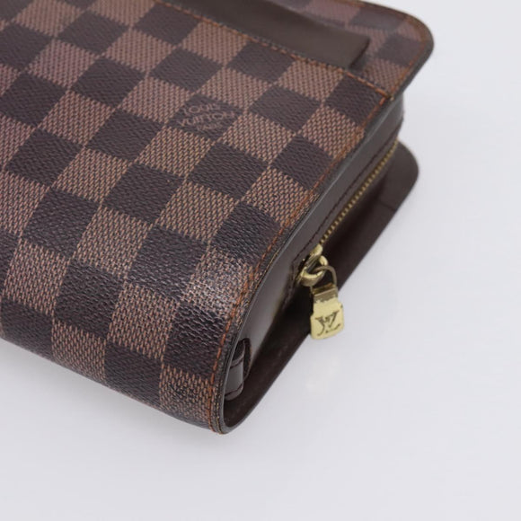 LOUIS VUITTON Damier Ebene Saint Louis Clutch Bag N51993 LV Auth ka5738