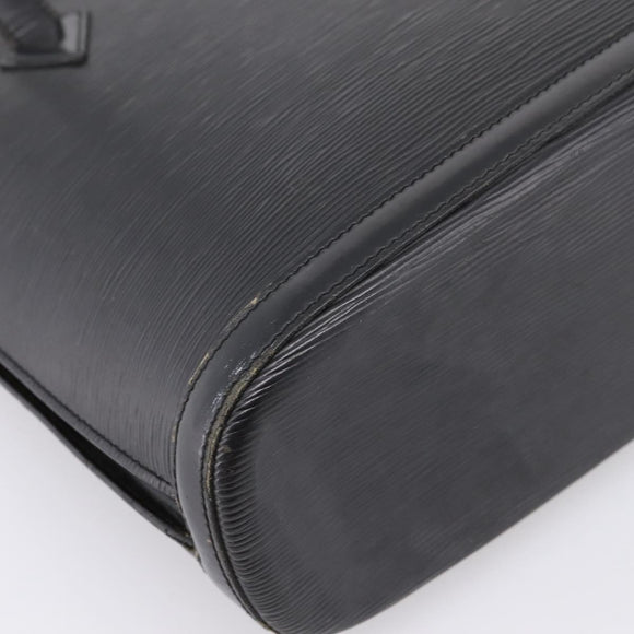 LOUIS VUITTON Epi Lussac Shoulder Bag Black M52282 LV Auth ka5739