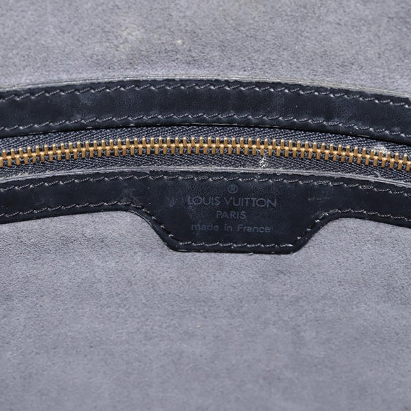 LOUIS VUITTON Epi Lussac Shoulder Bag Black M52282 LV Auth ka5739