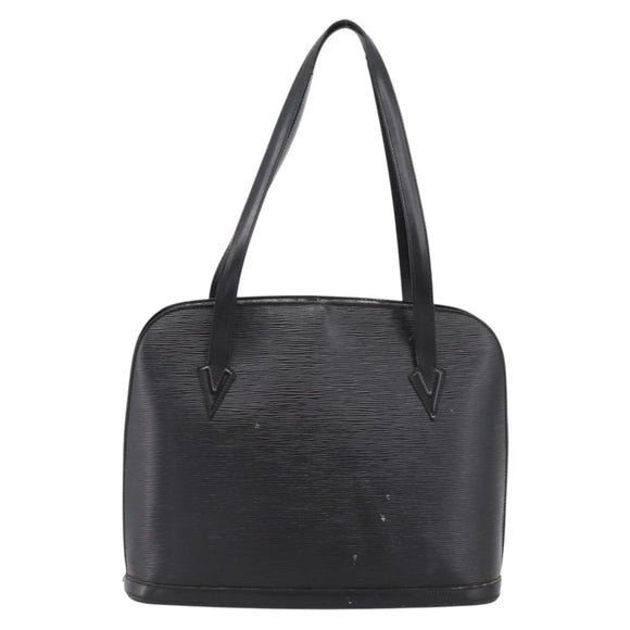 LOUIS VUITTON Epi Lussac Shoulder Bag Black M52282 LV Auth ka5739