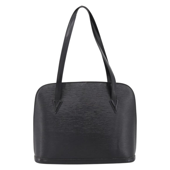 LOUIS VUITTON Epi Lussac Shoulder Bag Black M52282 LV Auth ka5739