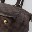 LOUIS VUITTON Damier Ebene Verona PM Hand Bag N41117 LV Auth ka5741-16