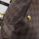 LOUIS VUITTON Damier Ebene Verona PM Hand Bag N41117 LV Auth ka5741-17
