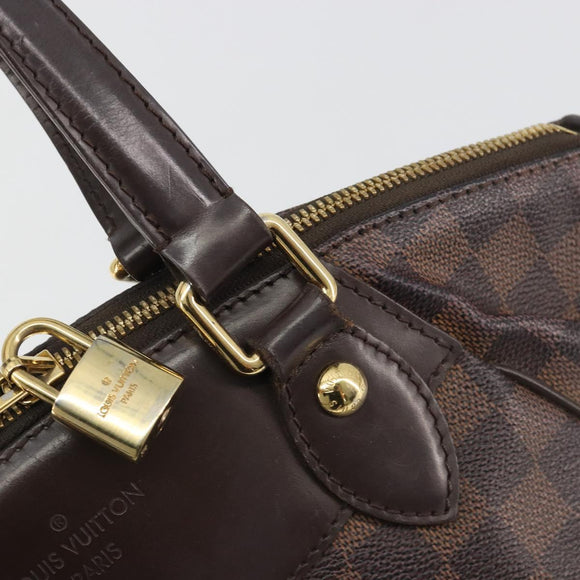 LOUIS VUITTON Damier Ebene Verona PM Hand Bag N41117 LV Auth ka5741