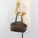 LOUIS VUITTON Damier Ebene Verona PM Hand Bag N41117 LV Auth ka5741-23