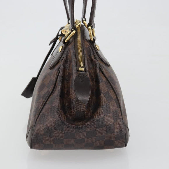 LOUIS VUITTON Damier Ebene Verona PM Hand Bag N41117 LV Auth ka5741