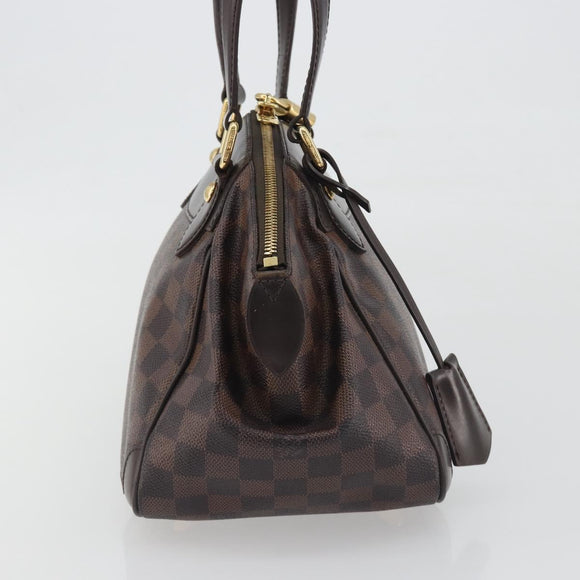 LOUIS VUITTON Damier Ebene Verona PM Hand Bag N41117 LV Auth ka5741