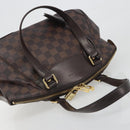 LOUIS VUITTON Damier Ebene Verona PM Hand Bag N41117 LV Auth ka5741-6