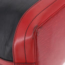 LOUIS VUITTON Epi Noe Shoulder Bag Bicolor Black Red M44017 LV Auth ka5742-9