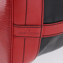 LOUIS VUITTON Epi Noe Shoulder Bag Bicolor Black Red M44017 LV Auth ka5742-17
