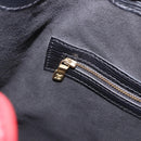 LOUIS VUITTON Epi Noe Shoulder Bag Bicolor Black Red M44017 LV Auth ka5742-20