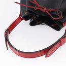 LOUIS VUITTON Epi Noe Shoulder Bag Bicolor Black Red M44017 LV Auth ka5742-7
