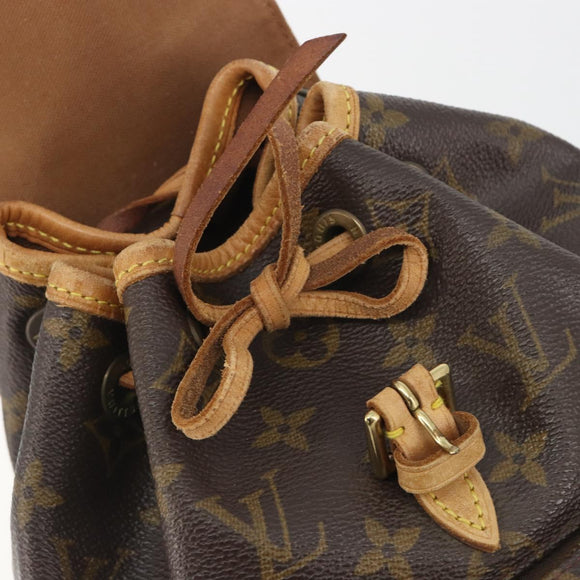 LOUIS VUITTON Monogram Montsouris PM Backpack M51137 LV Auth ka5743