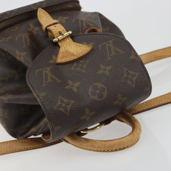 LOUIS VUITTON Monogram Montsouris PM Backpack M51137 LV Auth ka5743