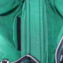 BALENCIAGA Cabas XS Tote Bag Wool 2way Green Silver 390346 Auth ka5745A-11