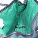 BALENCIAGA Cabas XS Tote Bag Wool 2way Green Silver 390346 Auth ka5745A-20