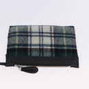 BALENCIAGA Cabas XS Tote Bag Wool 2way Green Silver 390346 Auth ka5745A-23