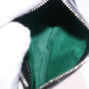 BALENCIAGA Cabas XS Tote Bag Wool 2way Green Silver 390346 Auth ka5745A-24