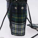 BALENCIAGA Cabas XS Tote Bag Wool 2way Green Silver 390346 Auth ka5745A-4