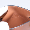 LOEWE Dice Pocket Shoulder Pouch Leather Brown Auth ka5746-14