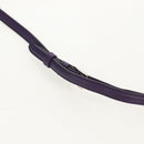 PRADA Shoulder Bag Leather Purple Silver Auth ka574V-9