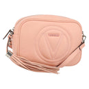 VALENTINO Shoulder Bag Leather Pink Silver Auth ka575-1