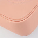 VALENTINO Shoulder Bag Leather Pink Silver Auth ka575-15