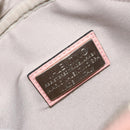 VALENTINO Shoulder Bag Leather Pink Silver Auth ka575-10