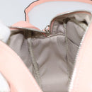 VALENTINO Shoulder Bag Leather Pink Silver Auth ka575-19