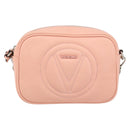 VALENTINO Shoulder Bag Leather Pink Silver Auth ka575-13