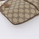 GUCCI GG Supreme Web Sherry Line Bag PVC Beige Gold 904 02 047 Auth ka5750-17