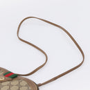 GUCCI GG Supreme Web Sherry Line Bag PVC Beige Gold 904 02 047 Auth ka5750-8