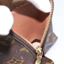 LOUIS VUITTON Monogram Trousse Demi Ronde Cosmetic Pouch M47520 LV Auth ka5753-12