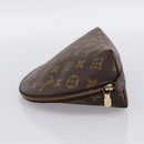 LOUIS VUITTON Monogram Trousse Demi Ronde Cosmetic Pouch M47520 LV Auth ka5753-3