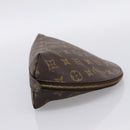 LOUIS VUITTON Monogram Trousse Demi Ronde Cosmetic Pouch M47520 LV Auth ka5753-4