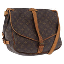 LOUIS VUITTON Monogram Saumur 35 Shoulder Bag M42254 LV Auth ka5756-1